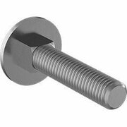 BSC PREFERRED 18-8 Stainless Steel Square-Neck Carriage Bolt M8 x 1.25 mm Thread Size 40 mm Long, 10PK 97248A323